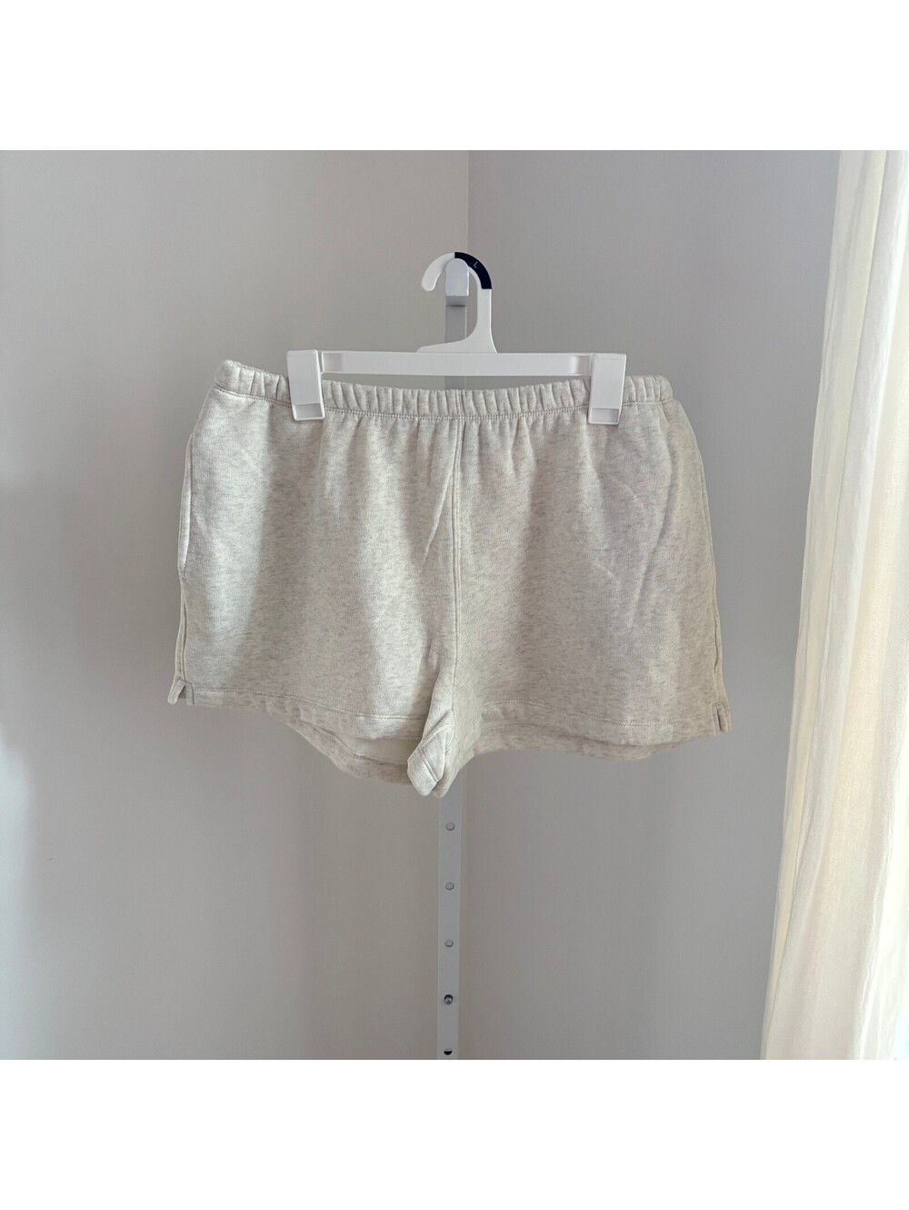 Wild Fable NWT Women's Heather Gray French Terry Fleece Lounge Shorts Size L